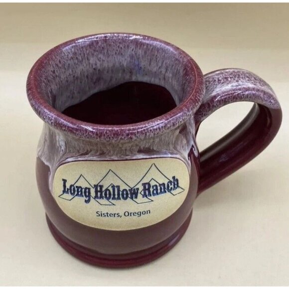 Maroon Red Deneen Pottery Long Hollow Ranch Sisters Oregon Wedding Venue Resort - Picture 2 of 8